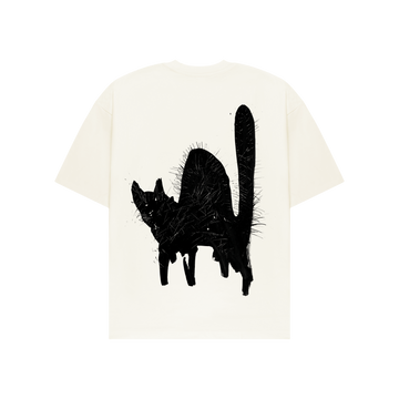 Scare-D Cat Tee - White