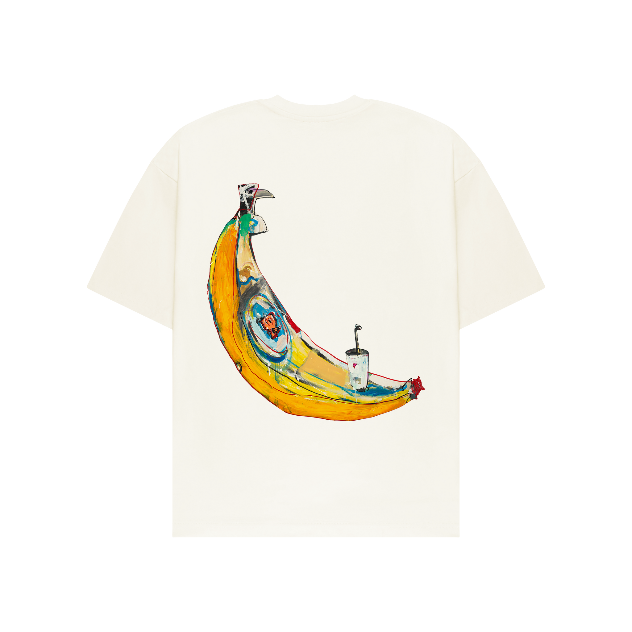 Banana Milkshake Tee - White