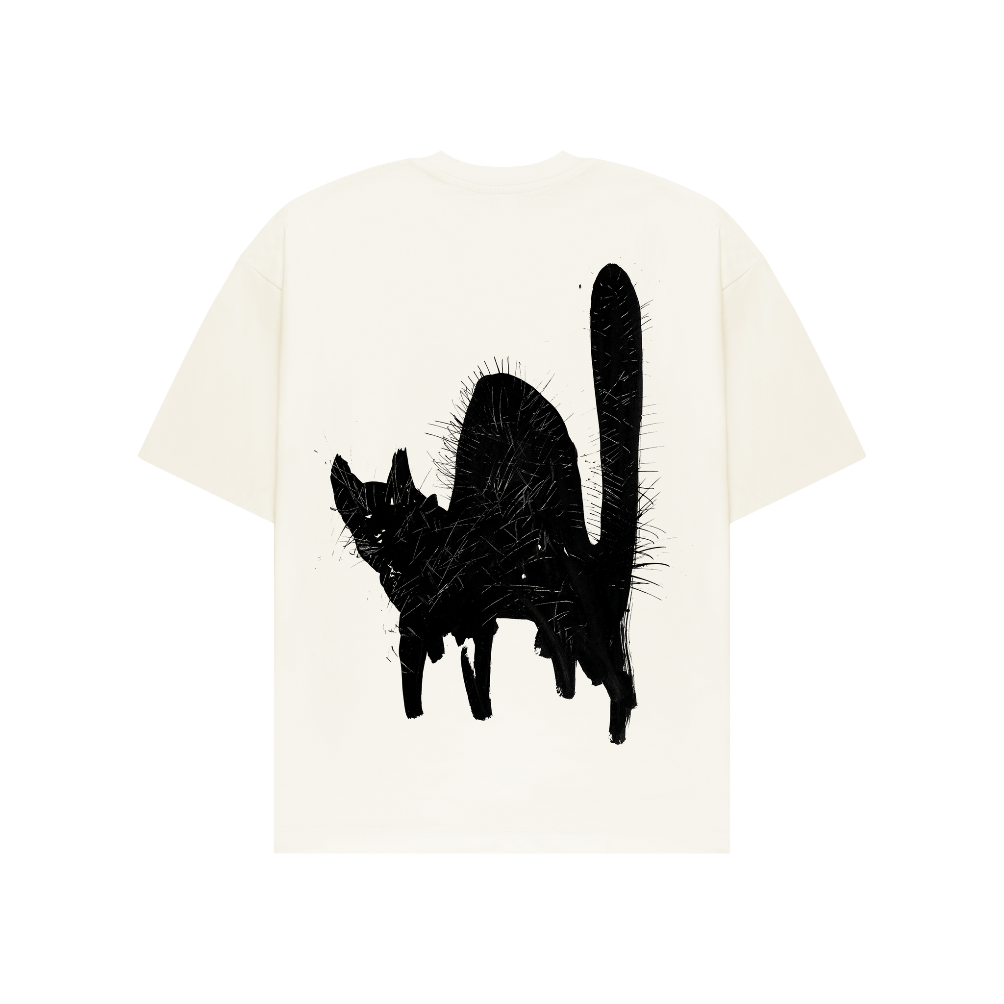 Scare-D Cat Tee - White