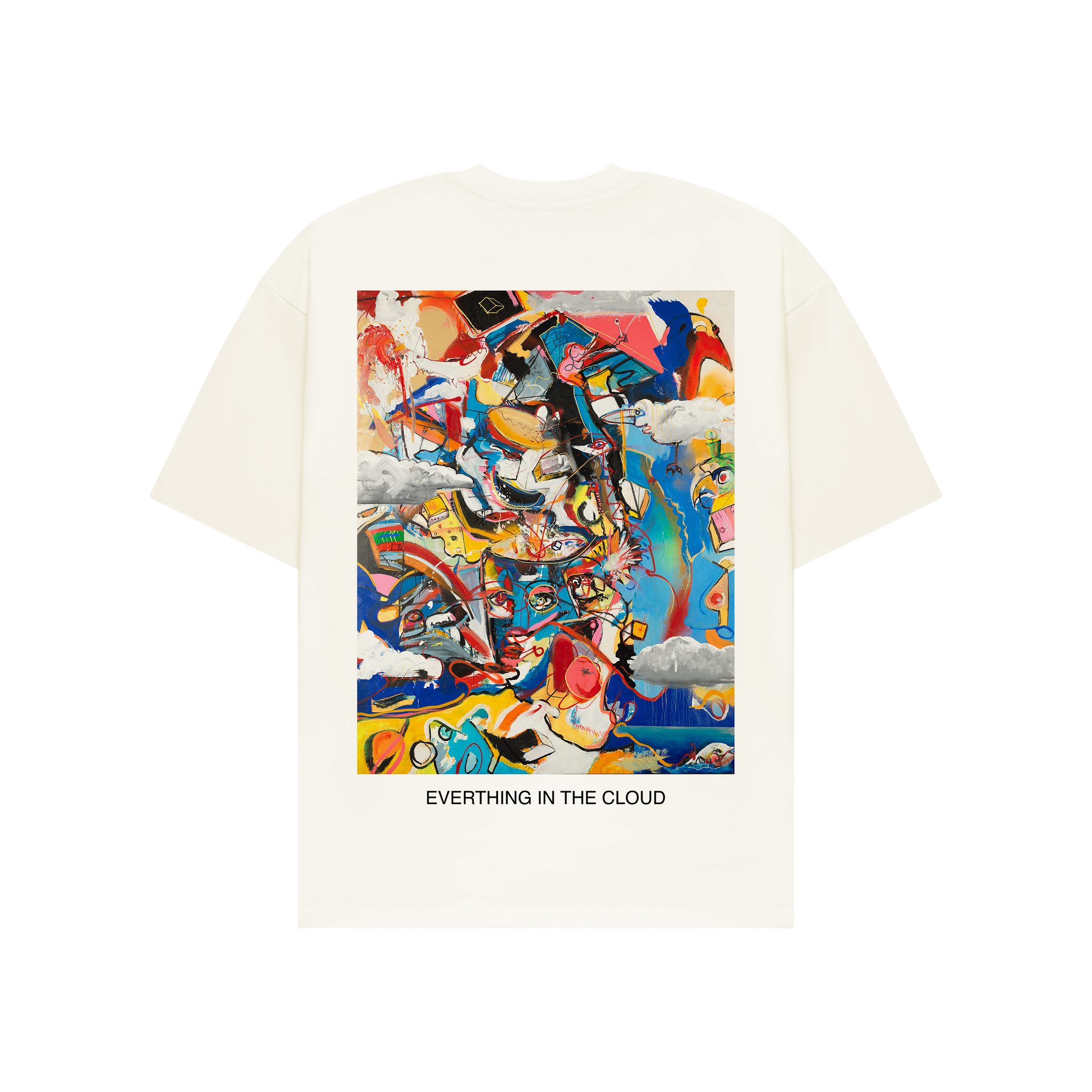 Everything In The Cloud Tee - White