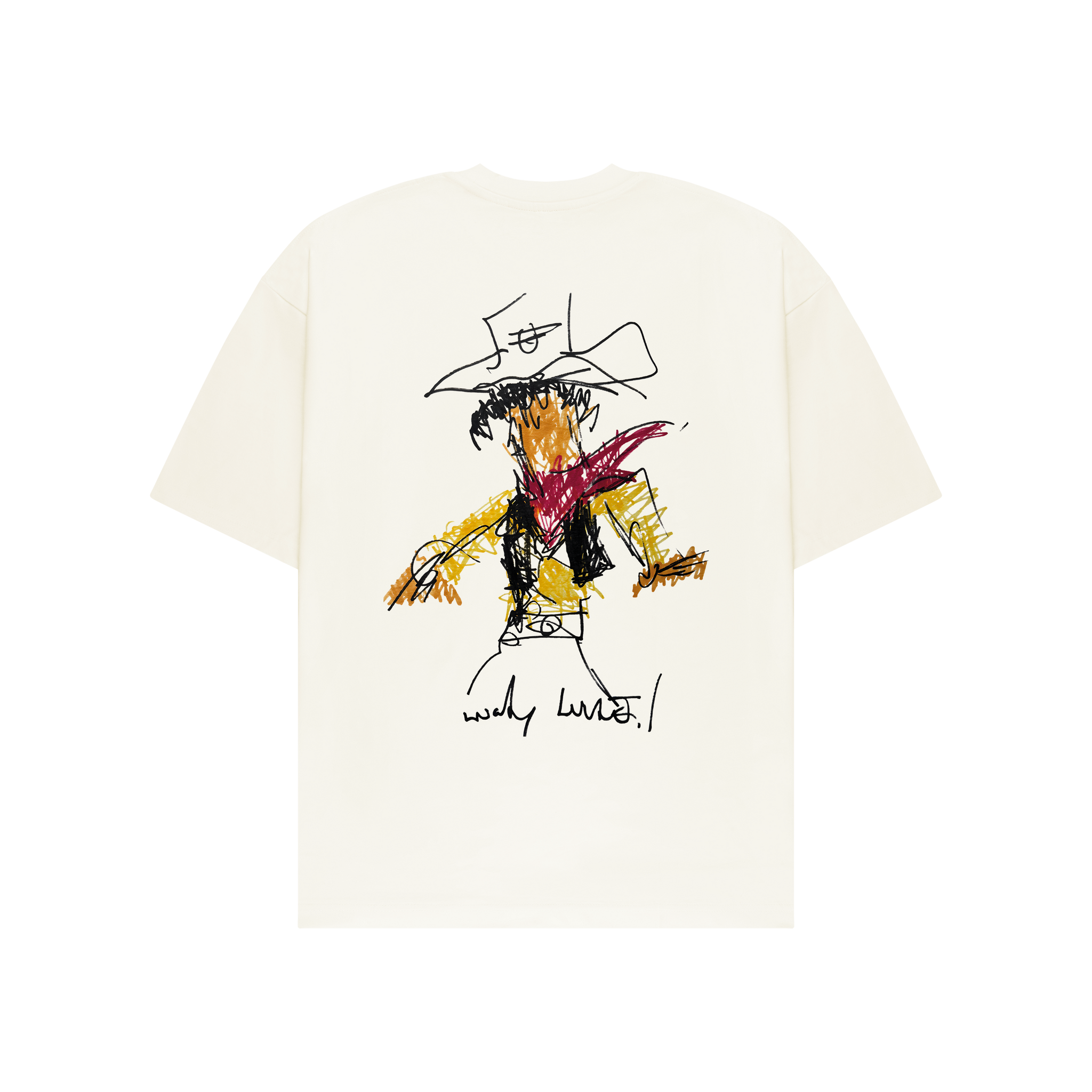 Lucky Luke Tee - White